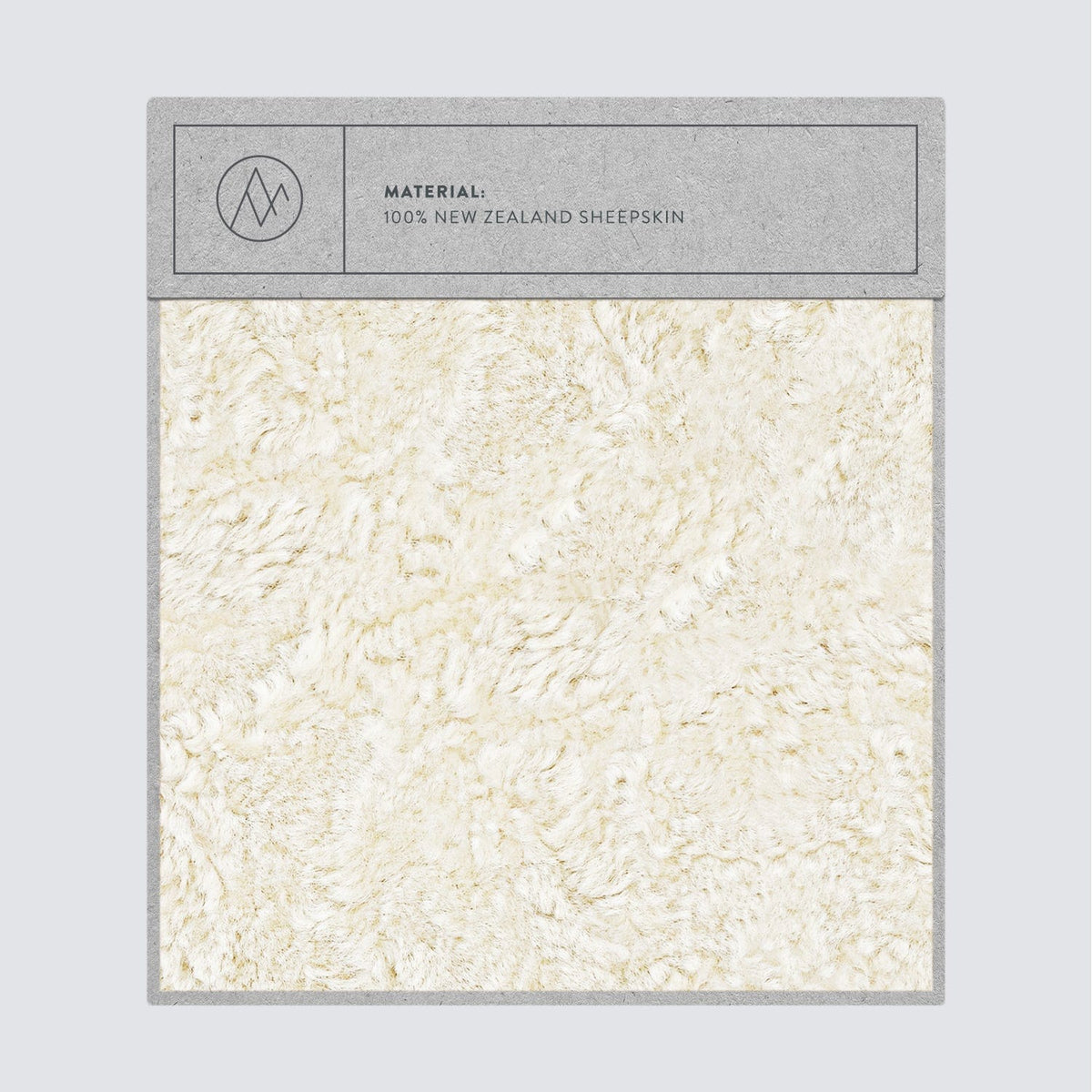 Shearling Upholstery Swatches - Cream