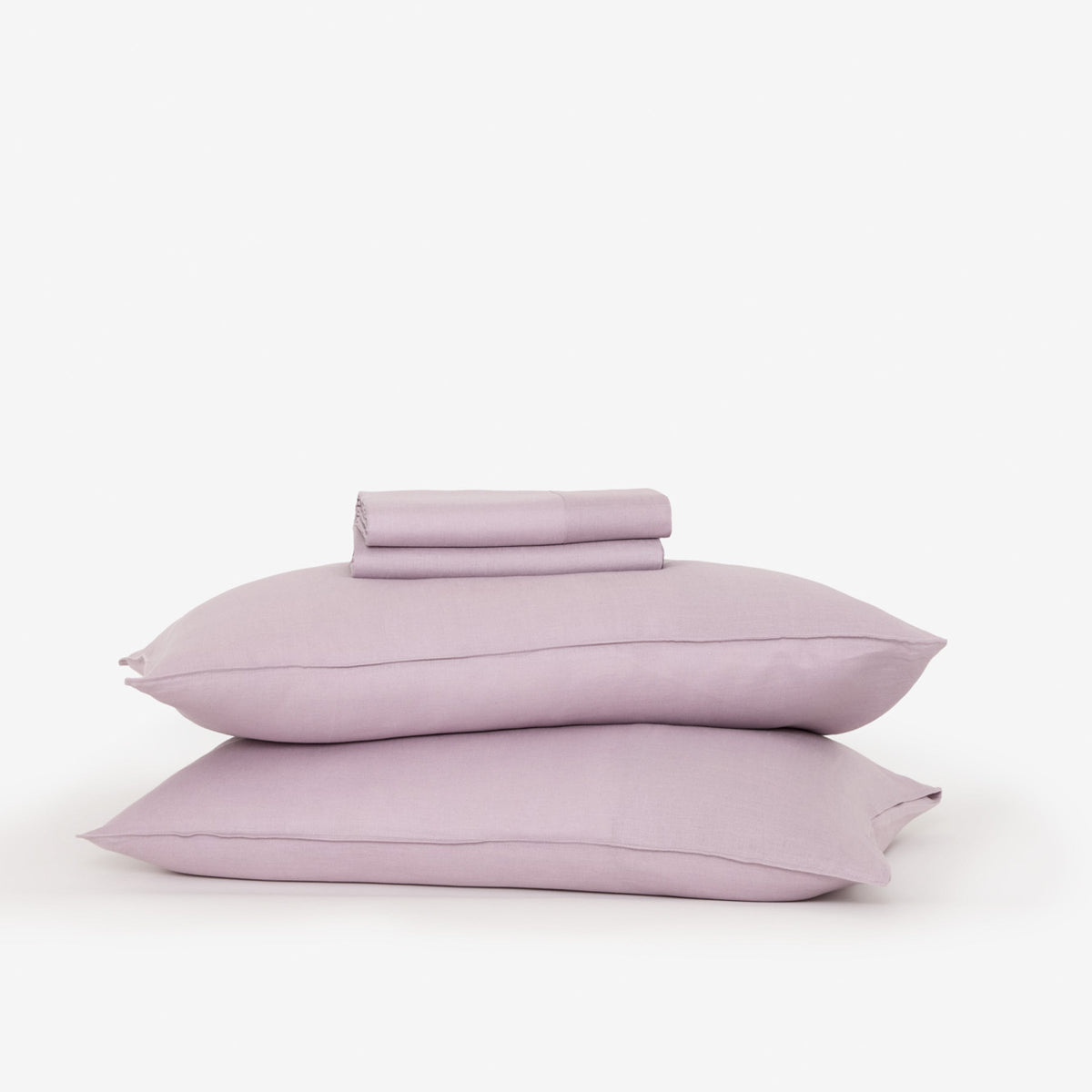 Belgian Linen Sheet Set - Pebble / Cal King