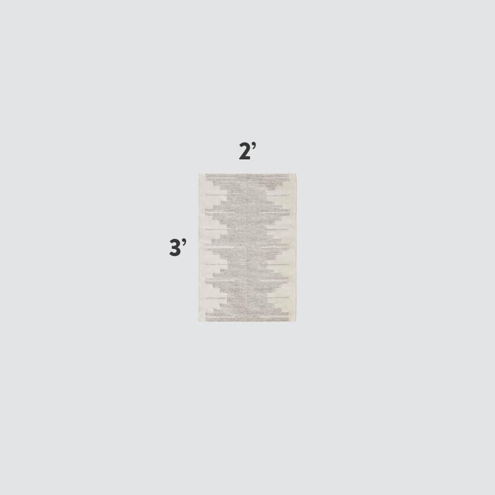 La Cima Handwoven Accent Rug - Grey - Image 8