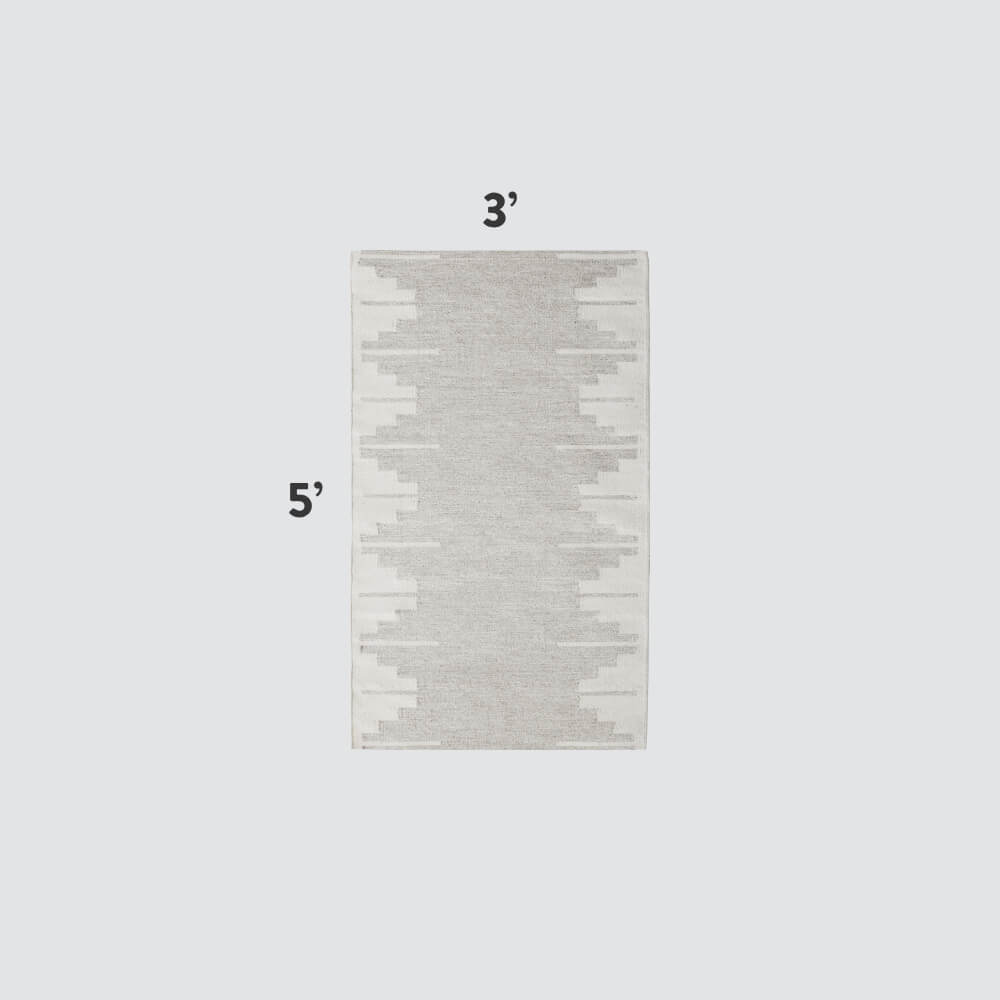 La Cima Handwoven Accent Rug - Grey - Image 9