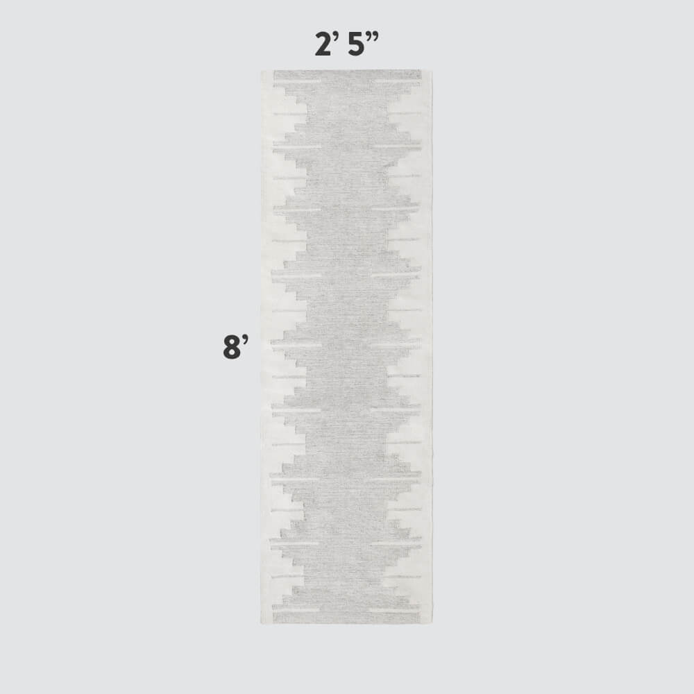 La Cima Handwoven Accent Rug - Grey - Image 10