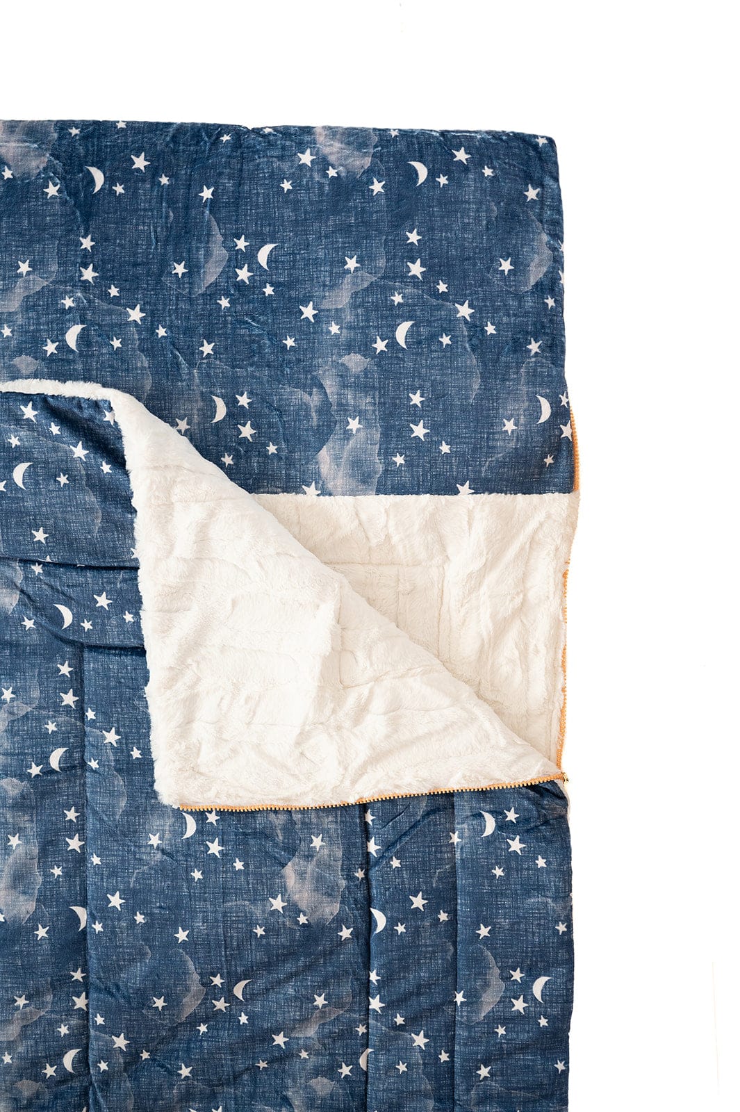 Sleeping Bag - Navy Stars and Moons - Image 2