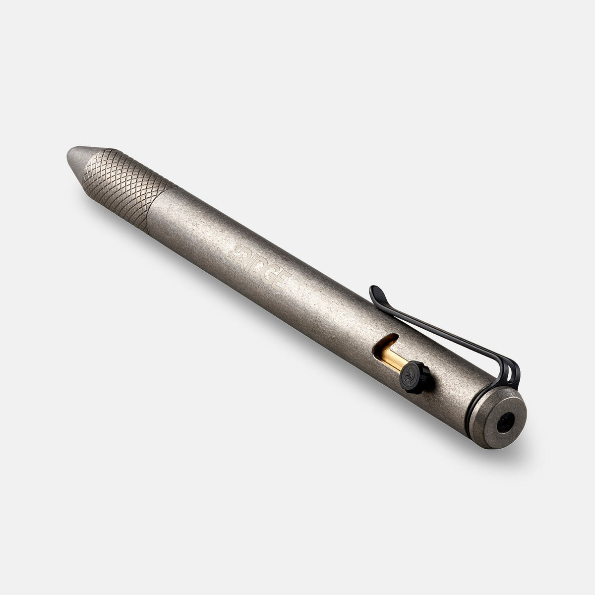 Ridge Bolt Action Pen - Stonewashed Titanium - Image 2