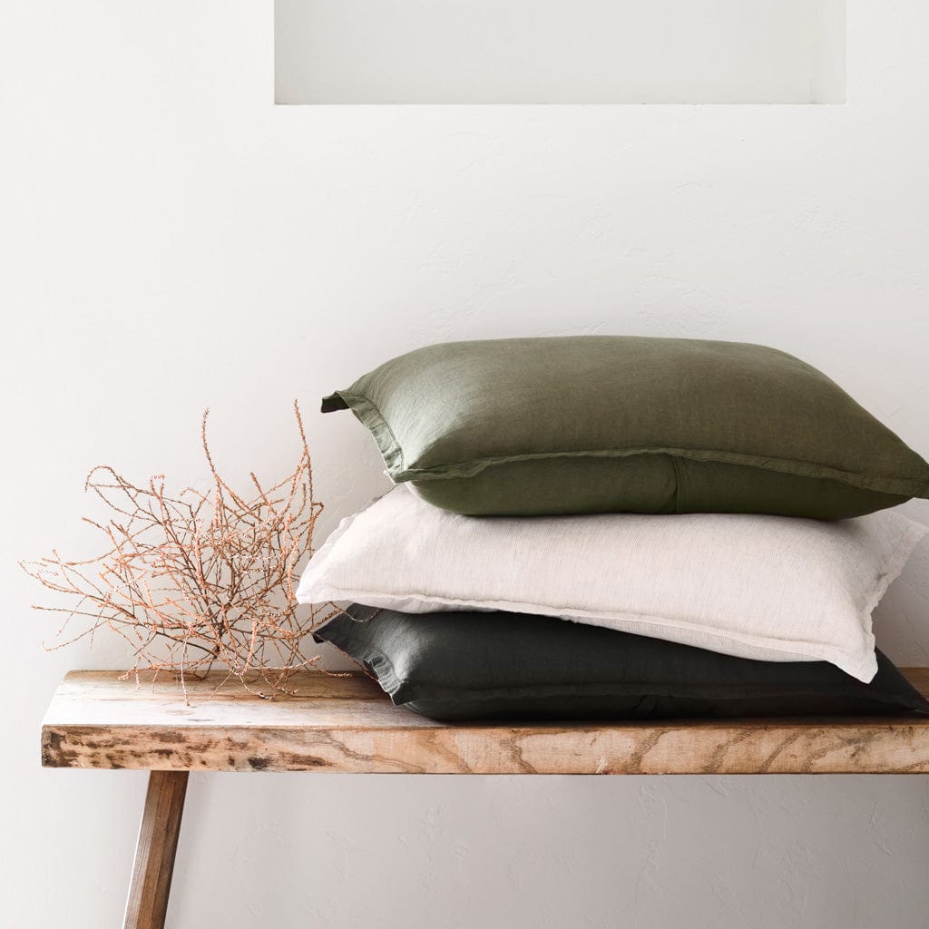 Stonewashed Linen Euro Shams - Image 34