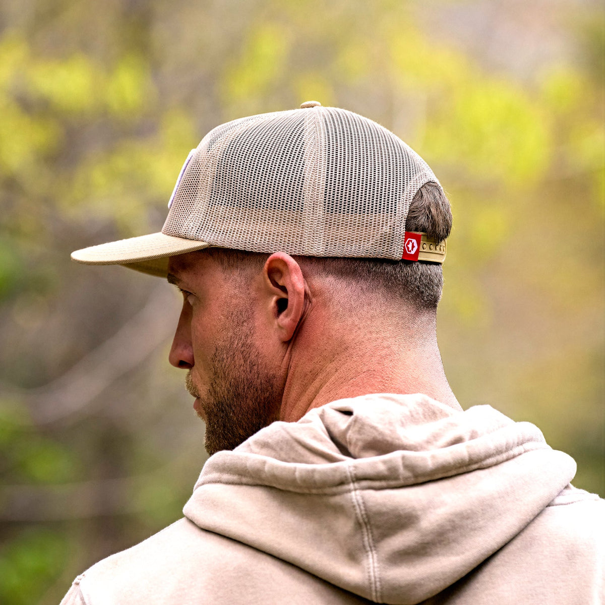 Ridge Mesh Snapback - Tan - Image 6