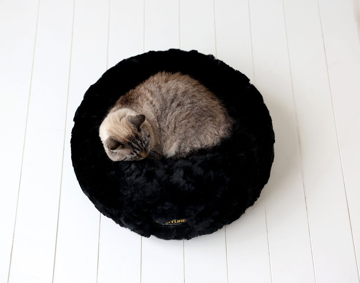 Black Crinkle Pet Bed - Image 2