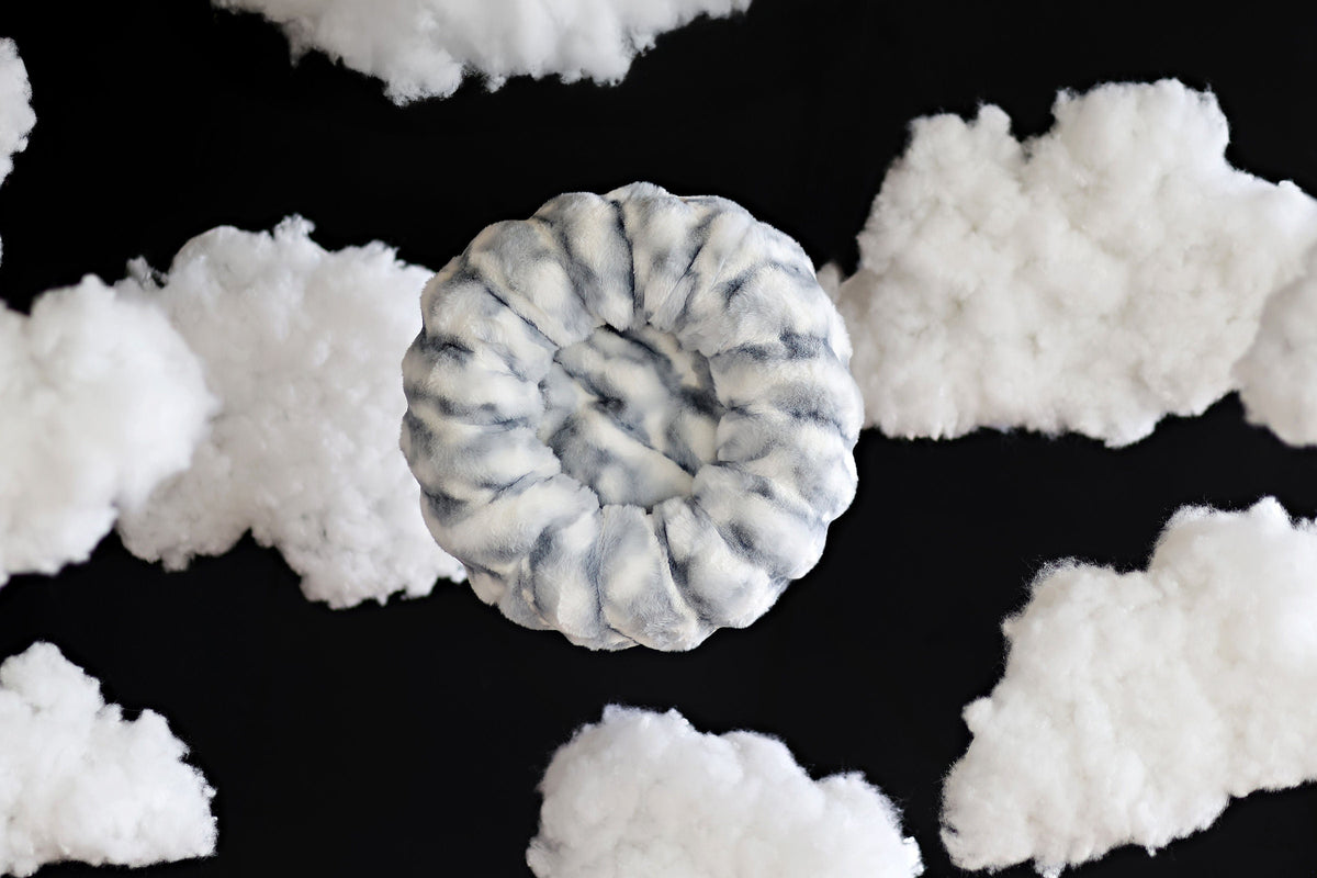 Cloudy Day Blue Pet Bed - Image 7