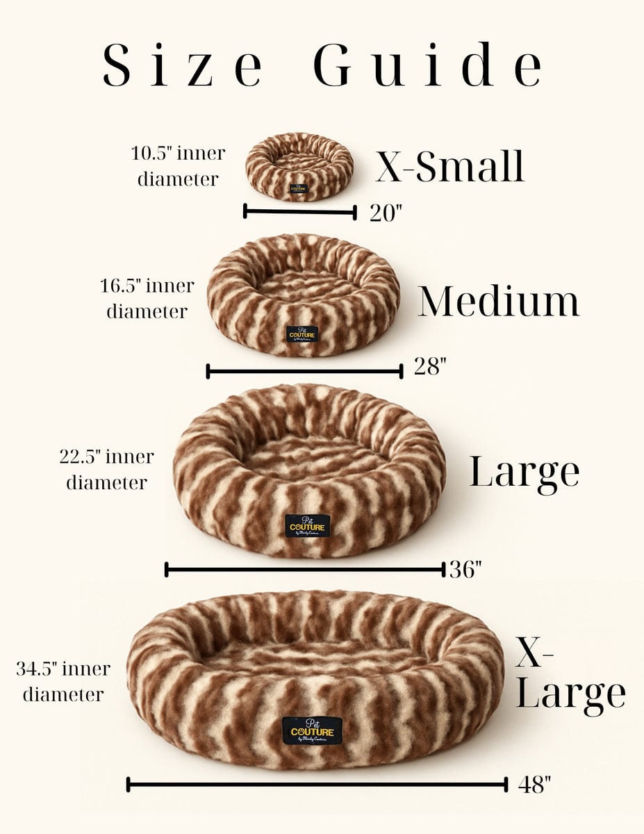 Cloudy Day Brown Pet Bed - Image 8