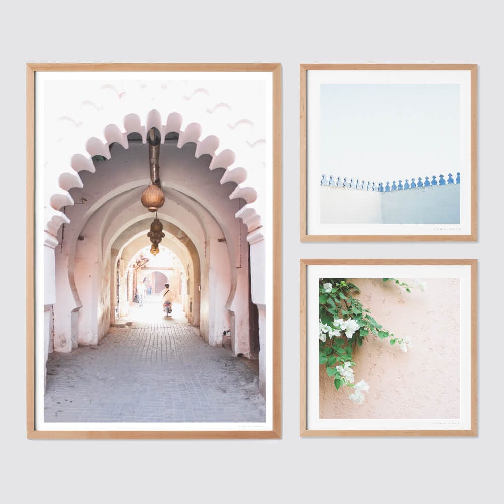 Travelogue .02 - Set of 3 - Natural Frame