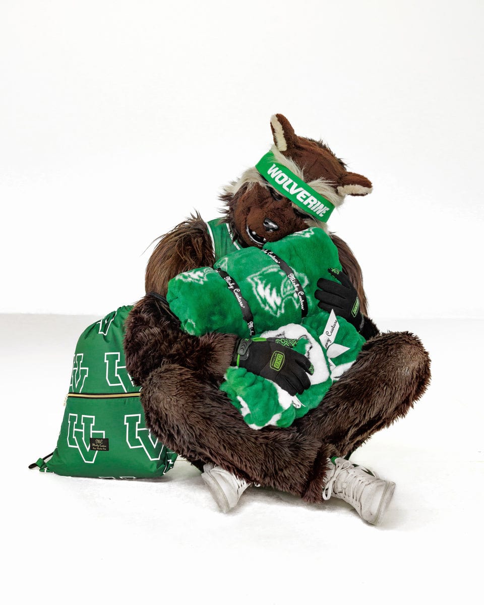 Utah Valley Wolverines Hooded Stadium Blanket - Everywhere Blanket - Image 4