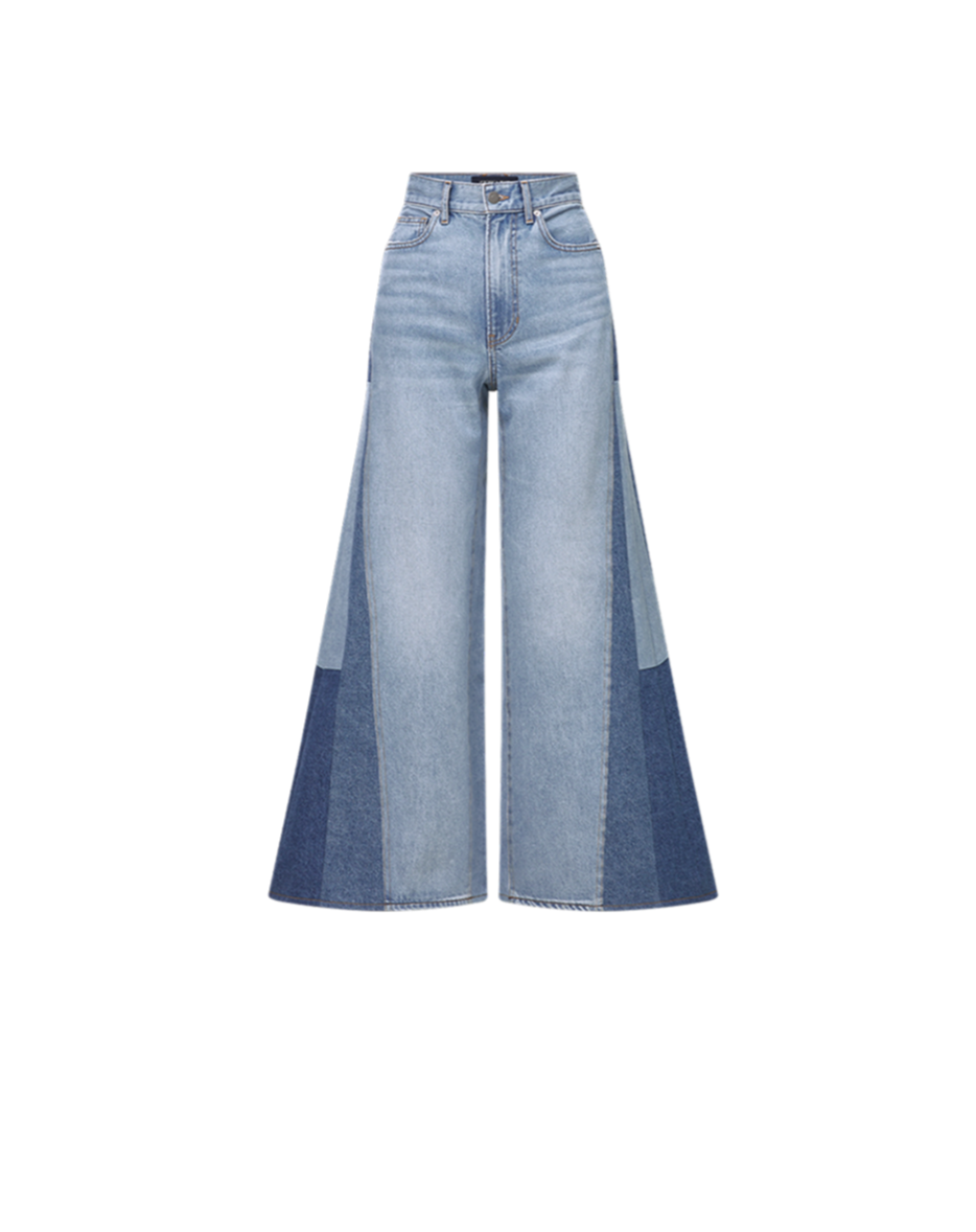 Vicki Patchwork Wide-Leg Jean - Image 9