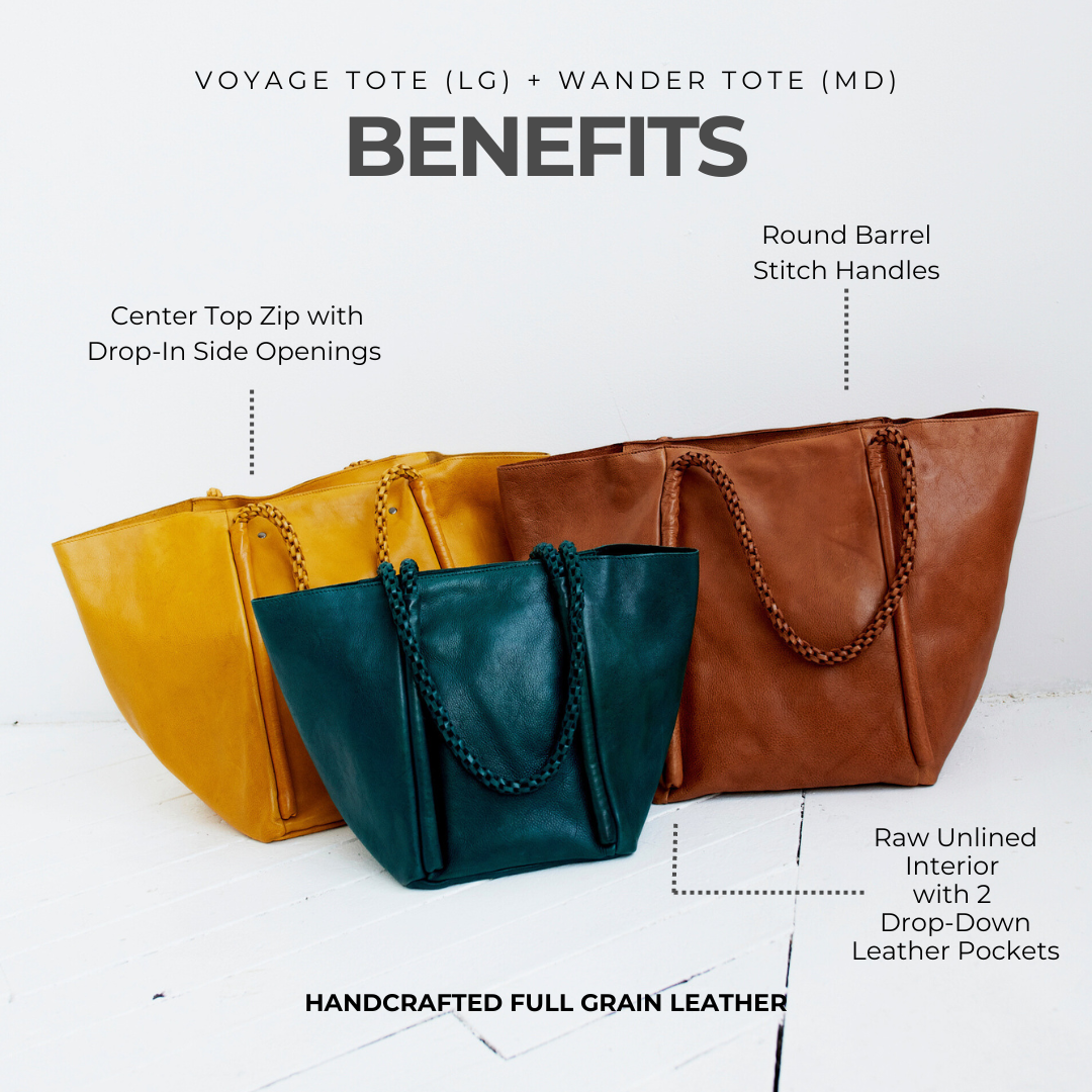 Wander Leather Tote Bag (Md) - Image 13