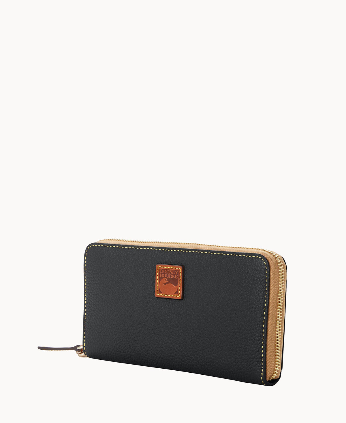 Pebble Grain Large Zip Around Wristlet - Image 5
