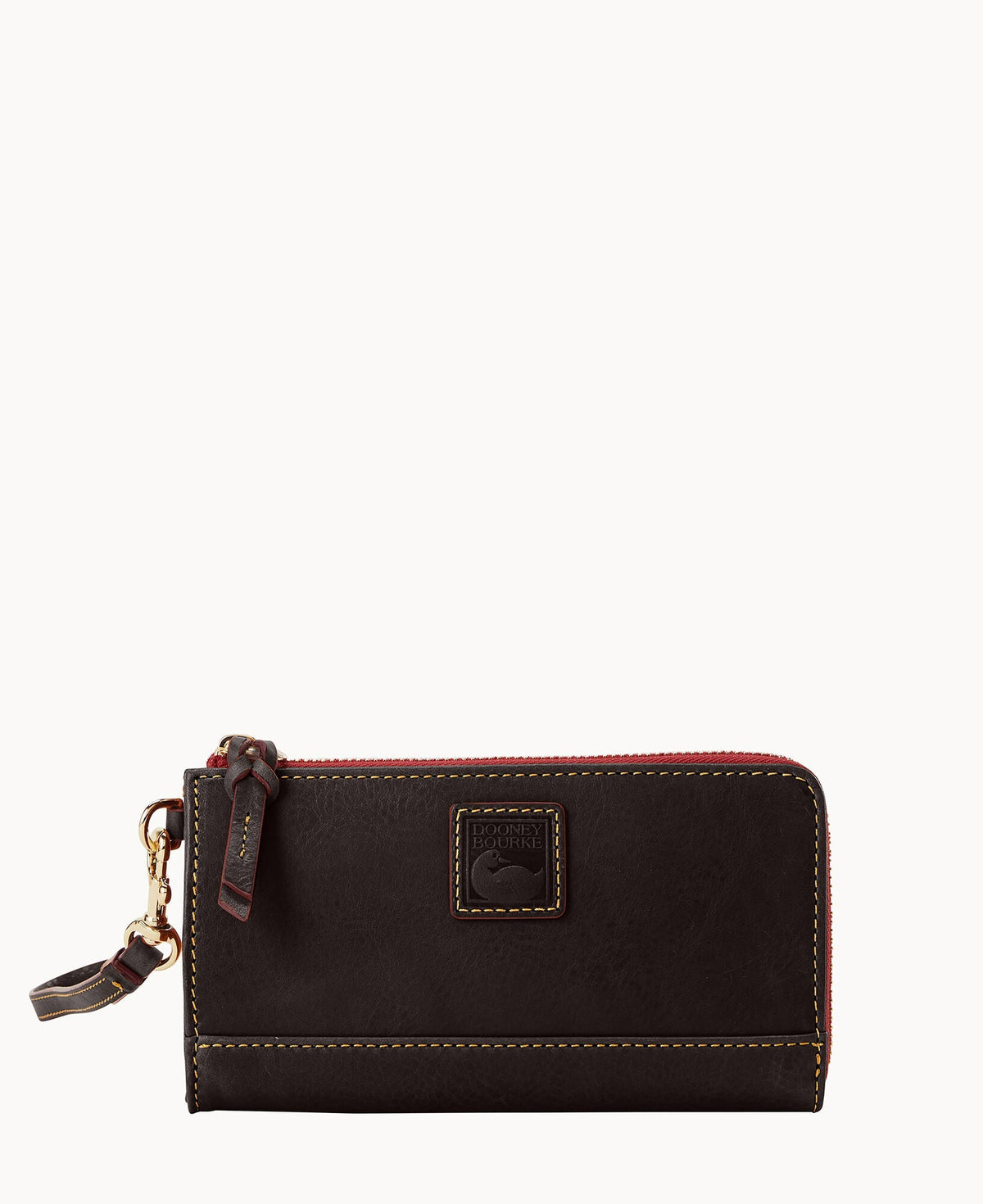 Florentine Folded Zip Wristlet - Brown Tmoro