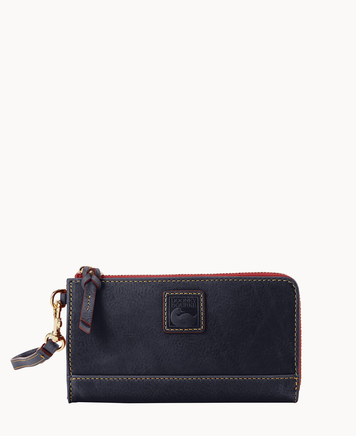 Florentine Folded Zip Wristlet - Navy