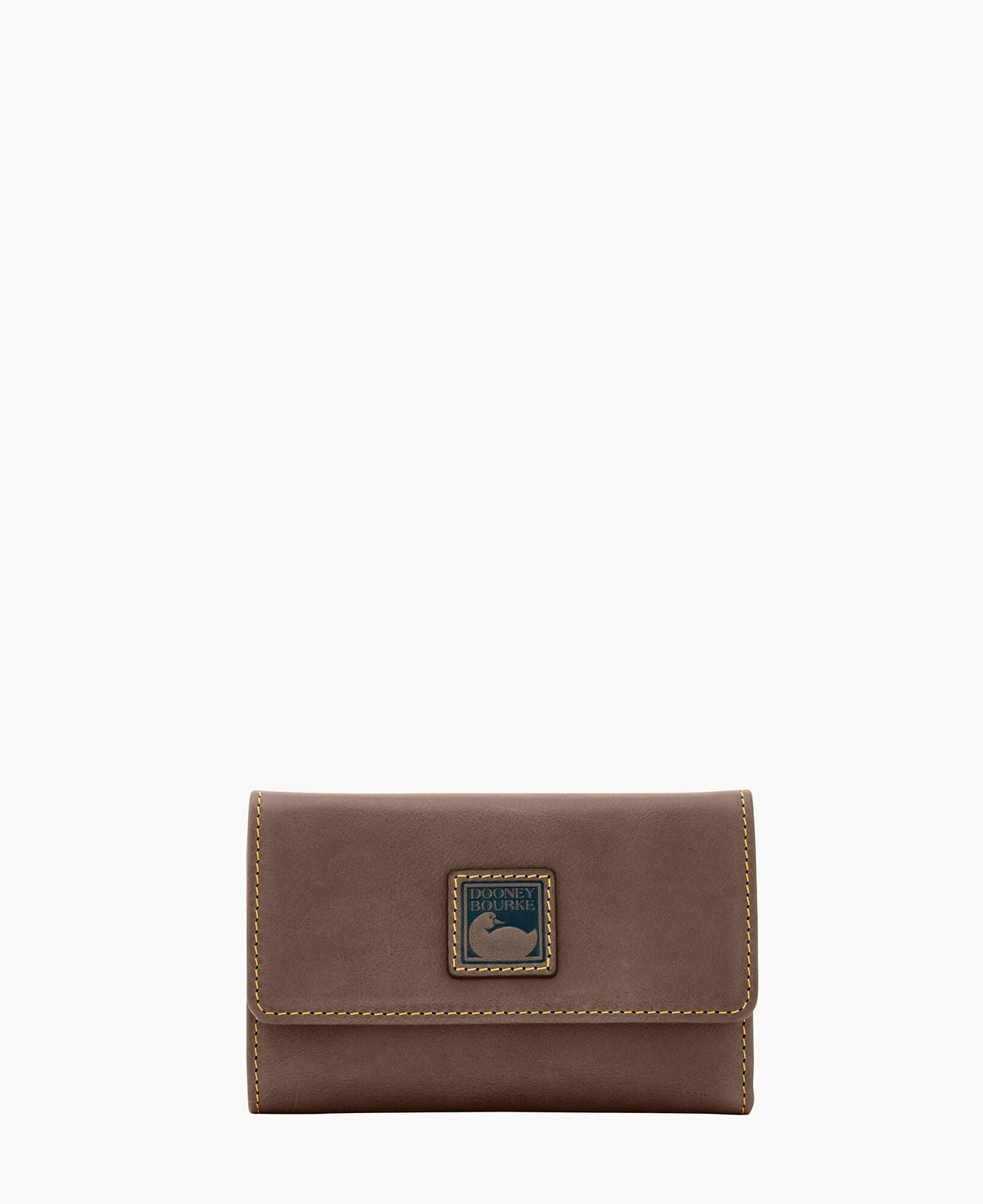 Florentine Flap Wallet - Charcoal