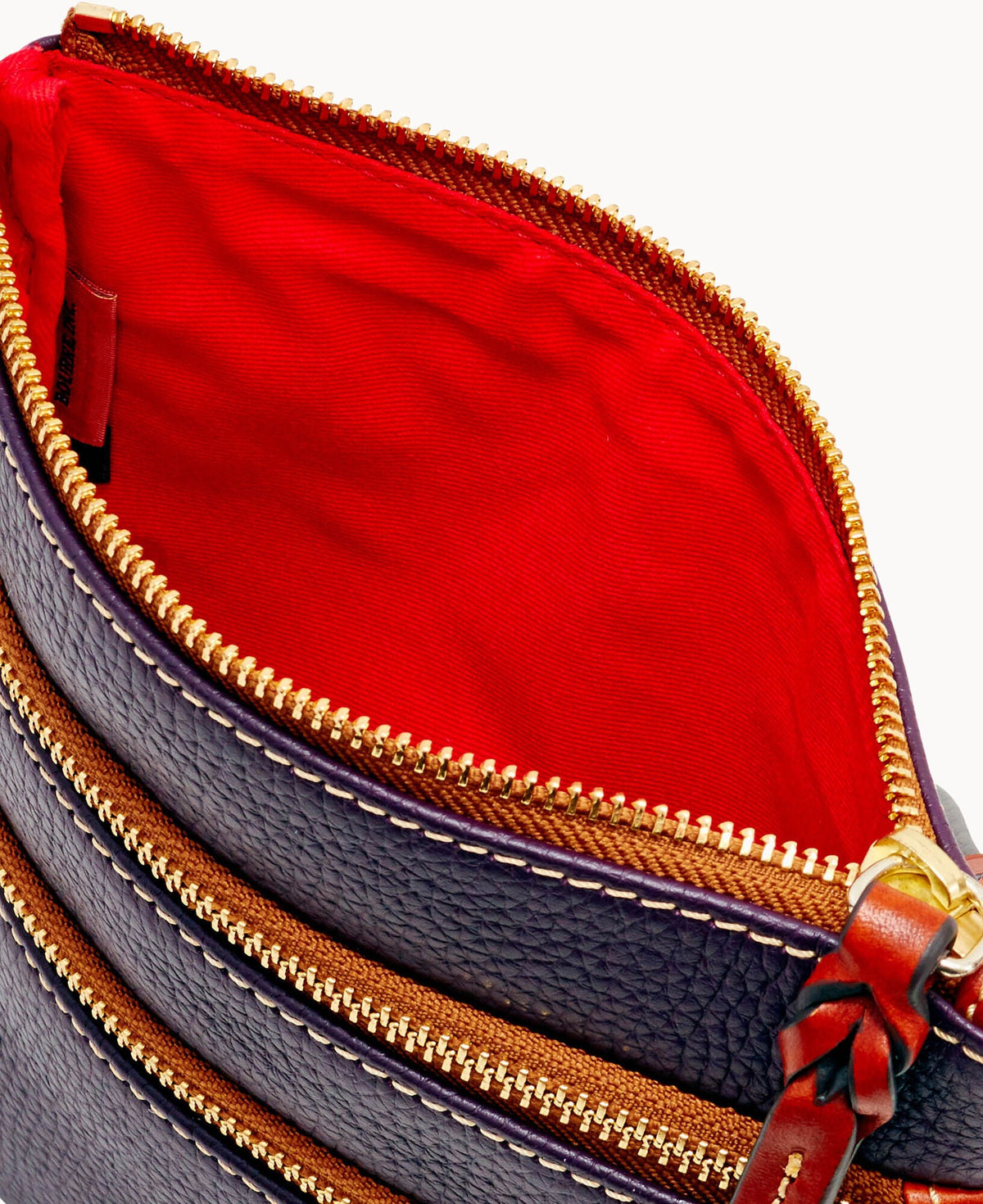 Pebble Grain North South Triple Zip - Image 63
