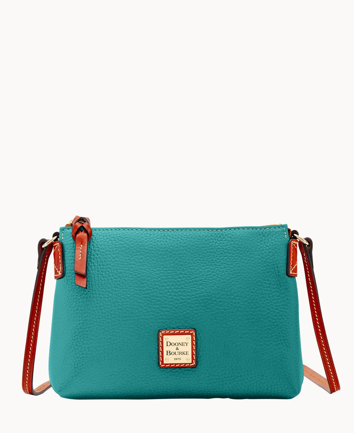 Pebble Grain Crossbody Pouchette - Spearmint