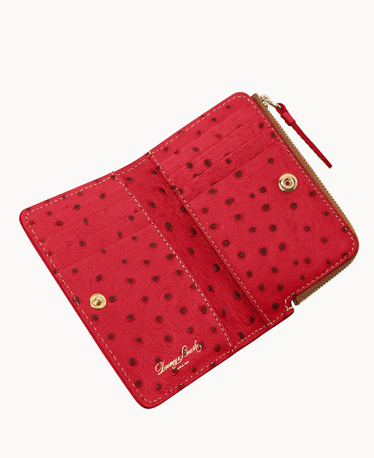 Ostrich Zip Credit Card Wallet 14 - Image 55