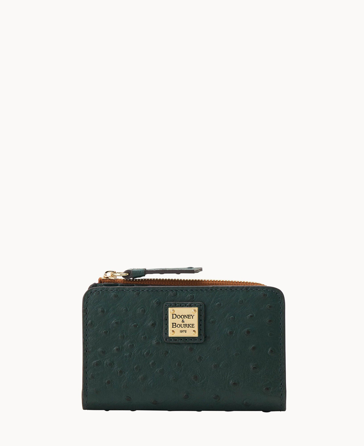 Ostrich Zip Credit Card Wallet 14 - Forest