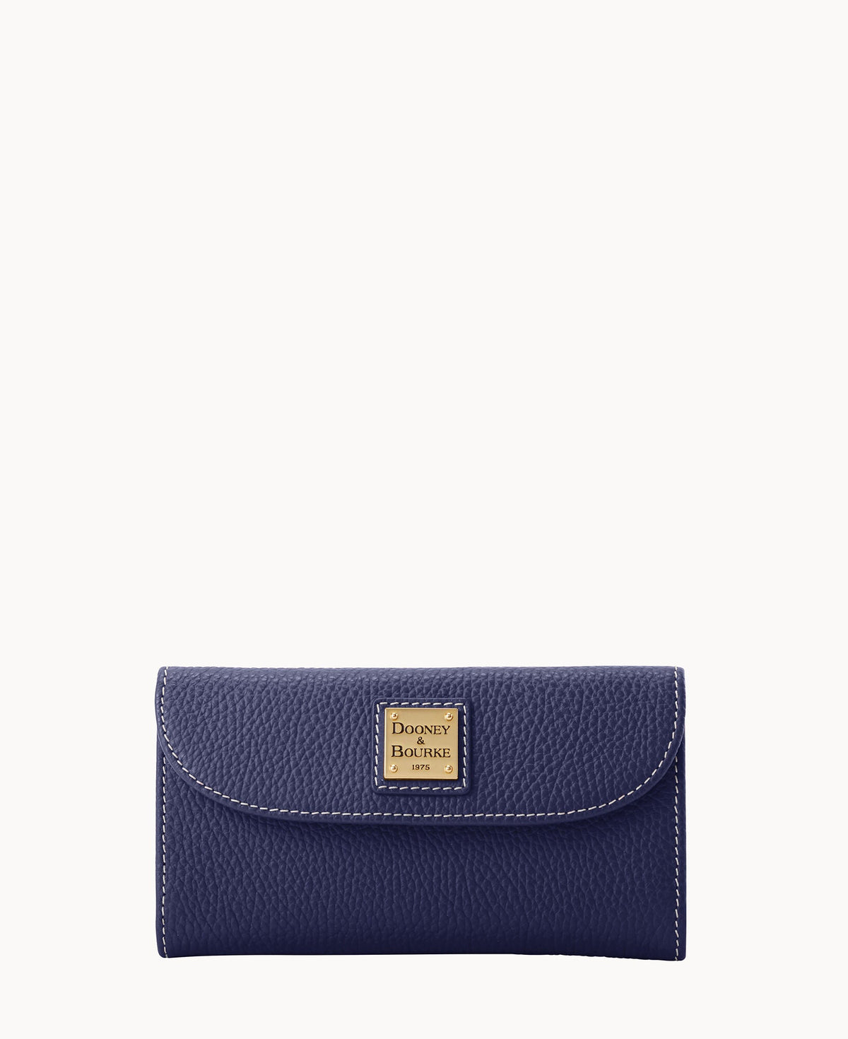 Lucca Leather Continental Clutch - Marine