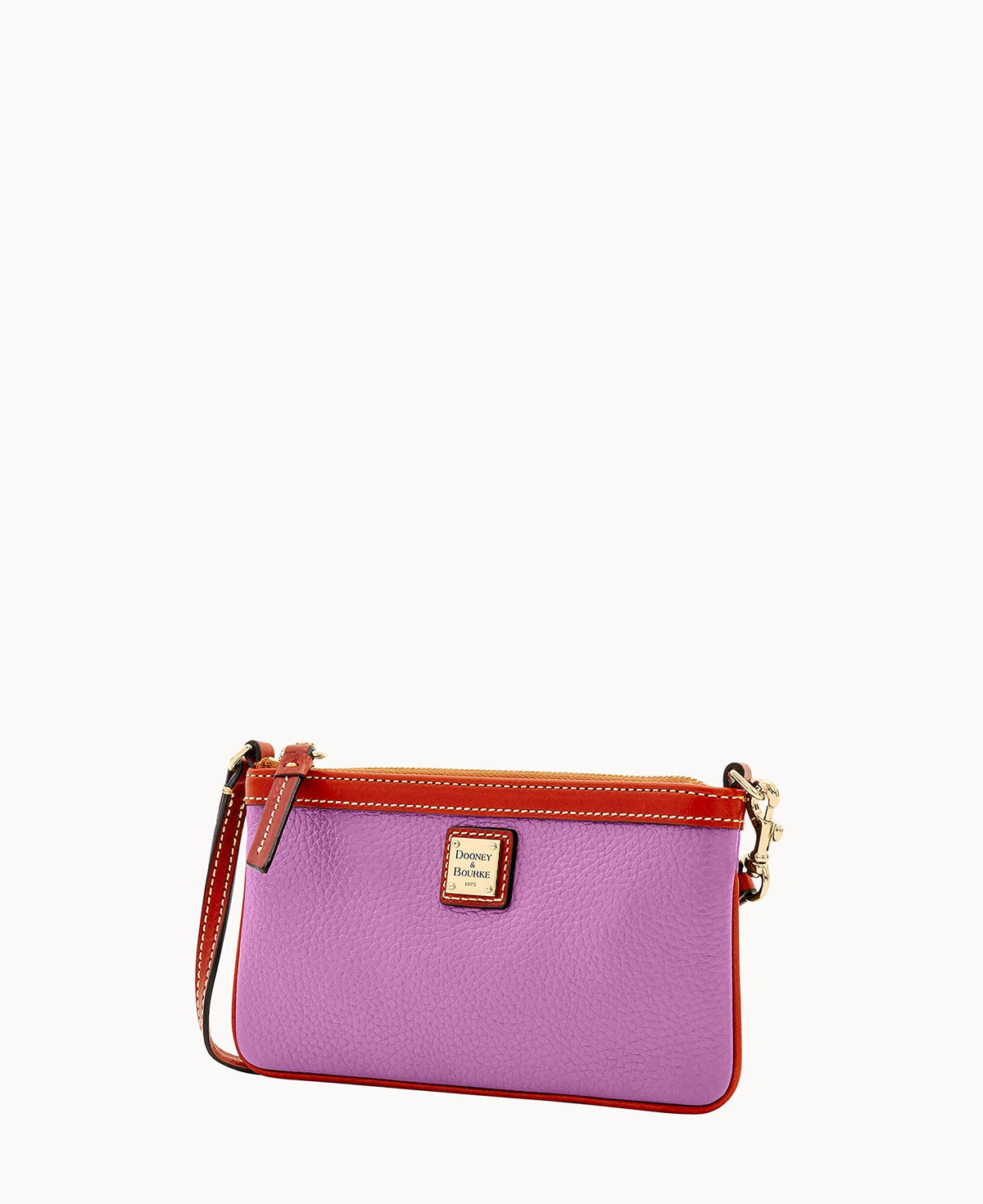 Pebble Grain Large Slim Wristlet - Image 56