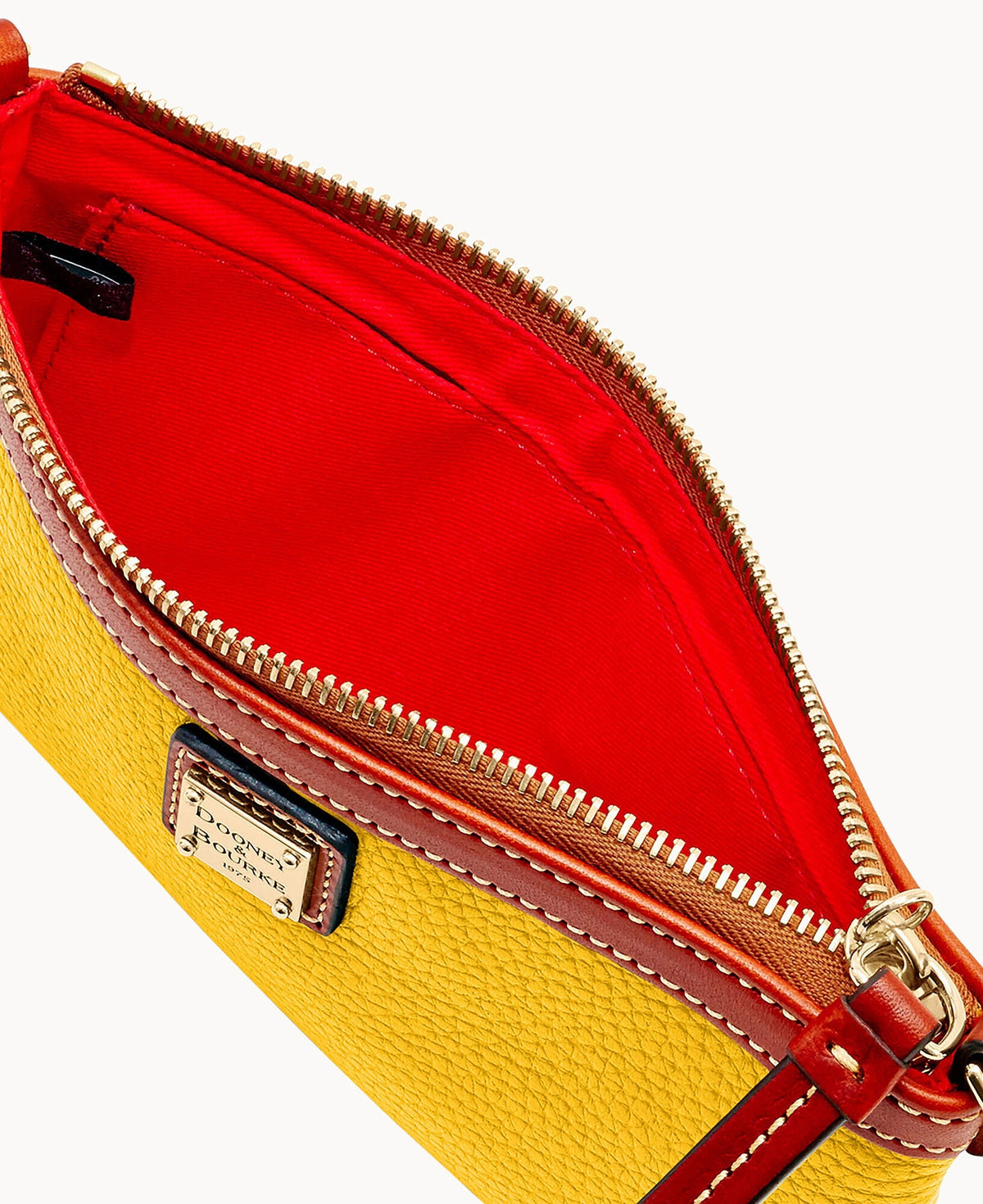 Pebble Grain Large Slim Wristlet - Image 60