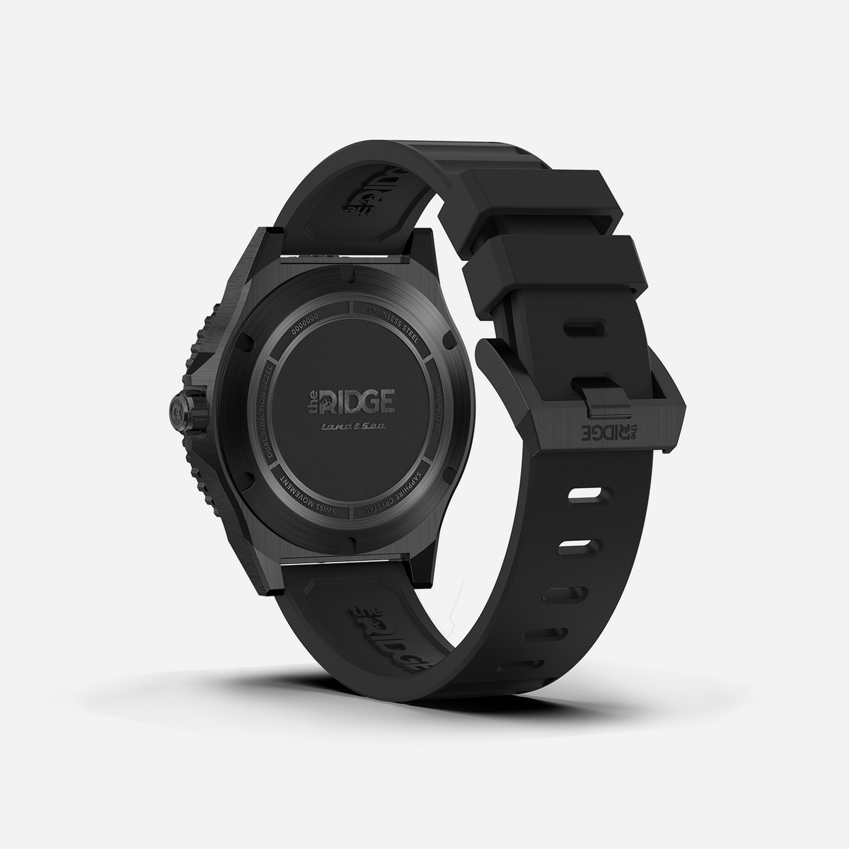 Ridge Land & Sea GMT Watch 42mm - Carbon Fiber 3k - Image 7