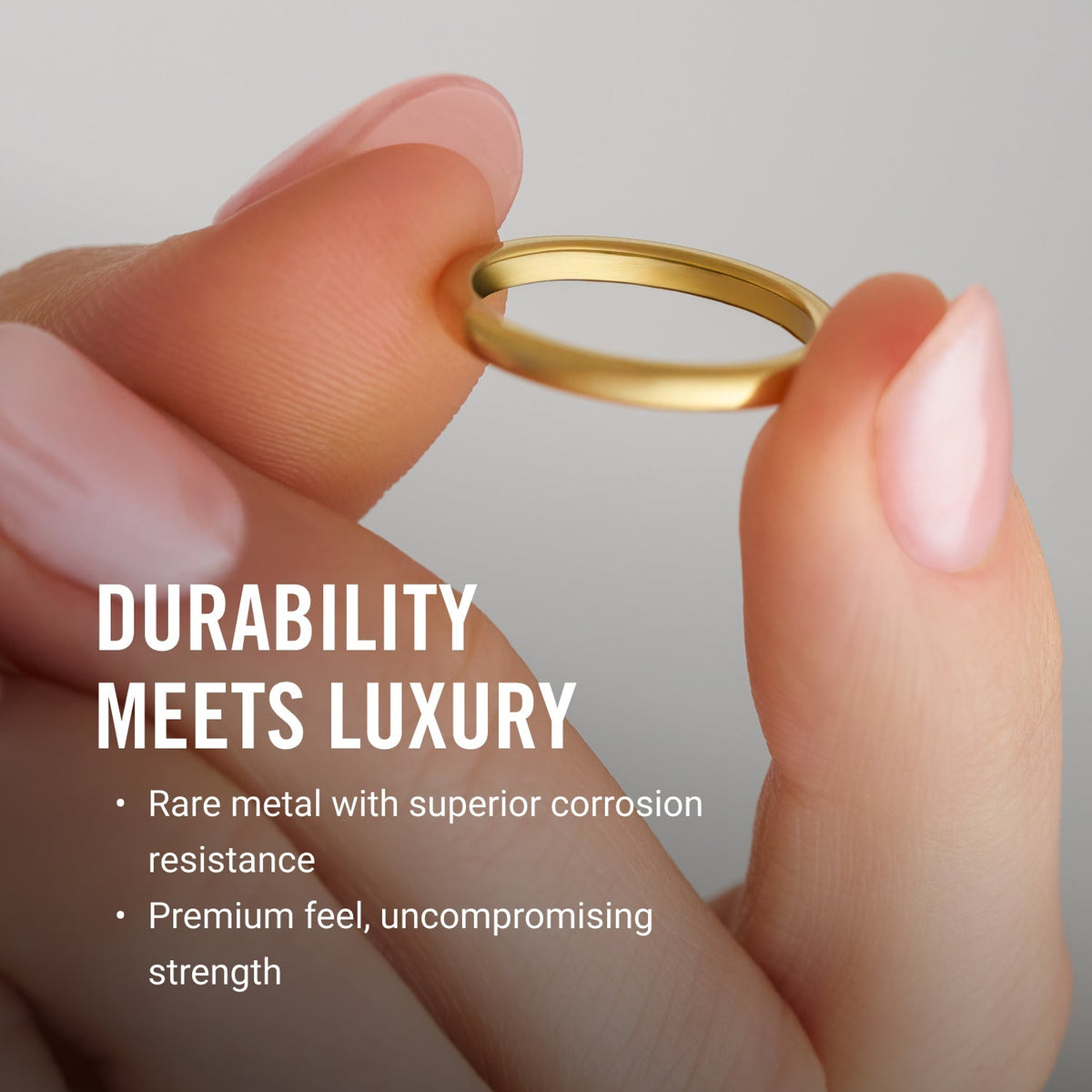 Ridge 2mm Rounded Ring Set - 14K Yellow Gold - Image 11