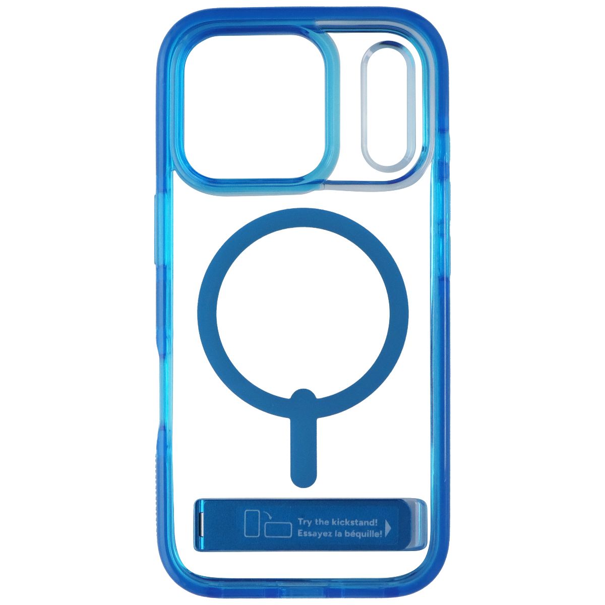 ZAGG Santa Cruz Snap Case with Kickstand for MagSafe for iPhone 17 Pro - Blue - New - Image 2