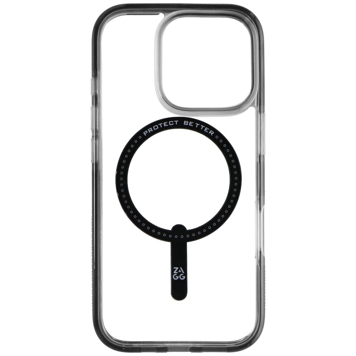 ZAGG Santa Cruz Snap Case for MagSafe for Apple iPhone 16 Pro - Black / Clear - New - Image 3