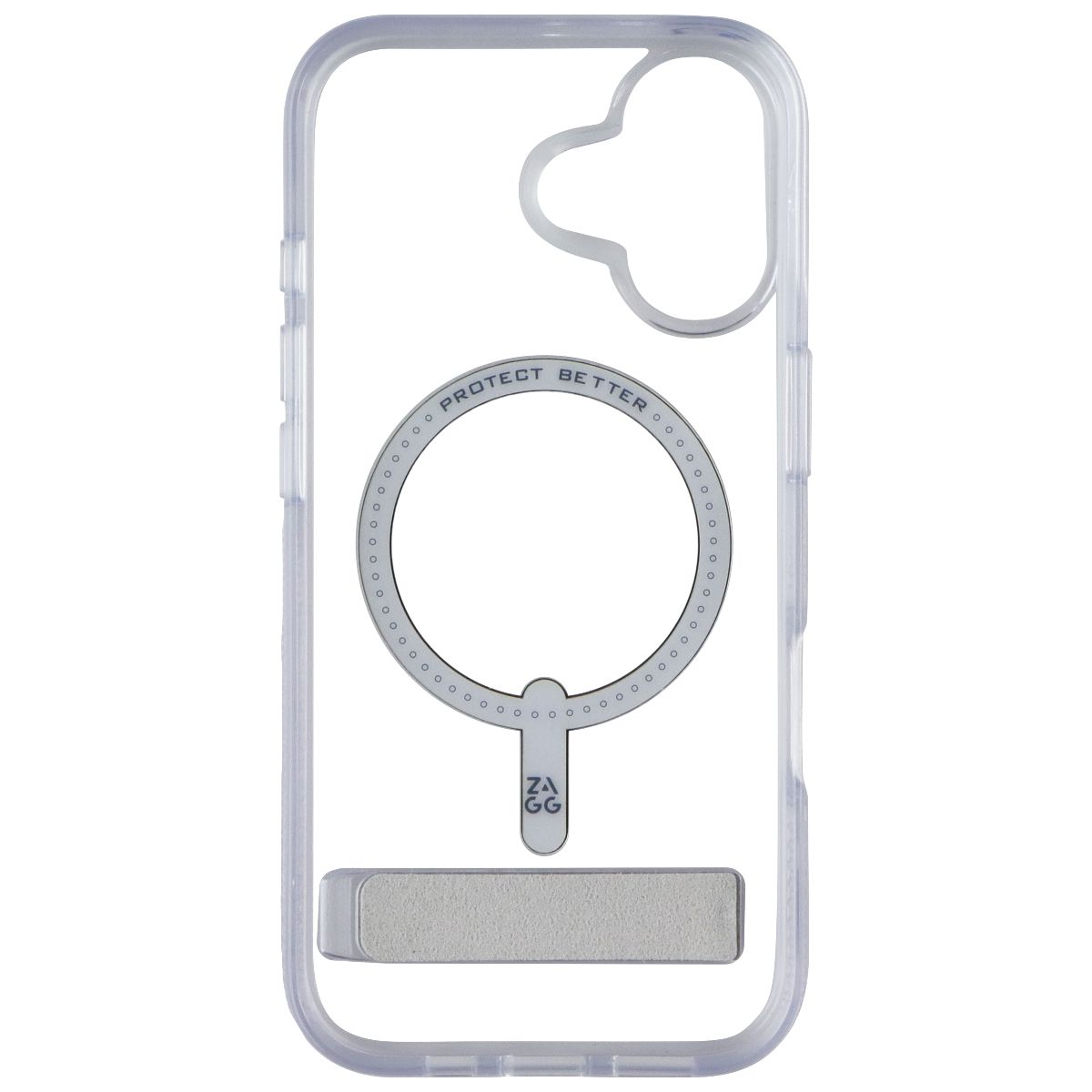 ZAGG Crystal Palace Snap Case with Kickstand for MagSafe for iPhone 17 - Clear - New - Image 3