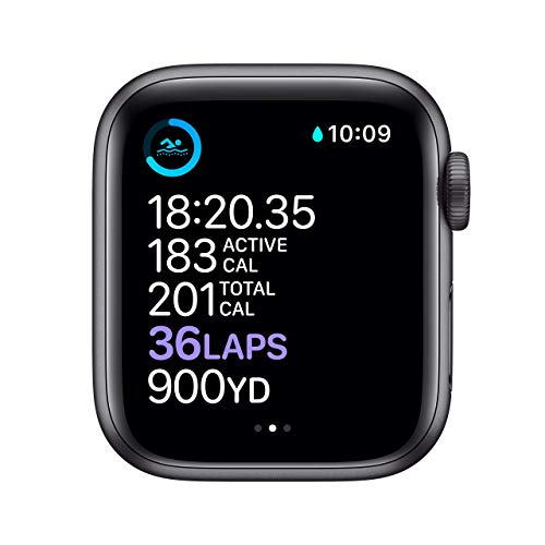 Apple Watch Series 6 (GPS) 40mm Space Gray Aluminum Case with Black Sport Band - MG133LL/A - Image 4