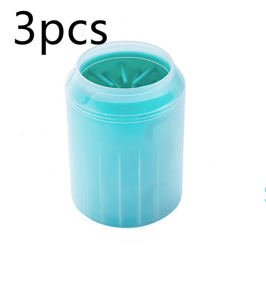 Pet Paw Cleaner Cup Kit - 3PCS green