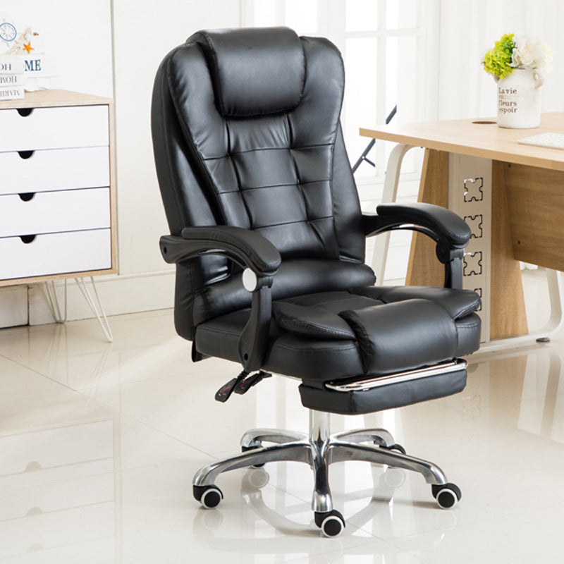 Office Chair Recliner Lift Ergonomic Swivel Chair - Massage foot height 70cm
