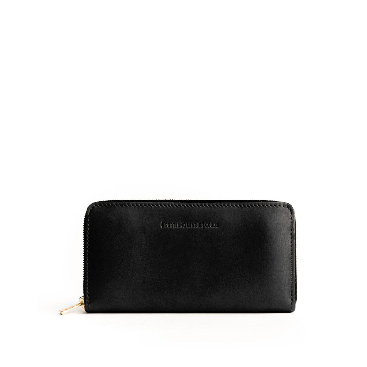 Accordion Zip Wallet - Black