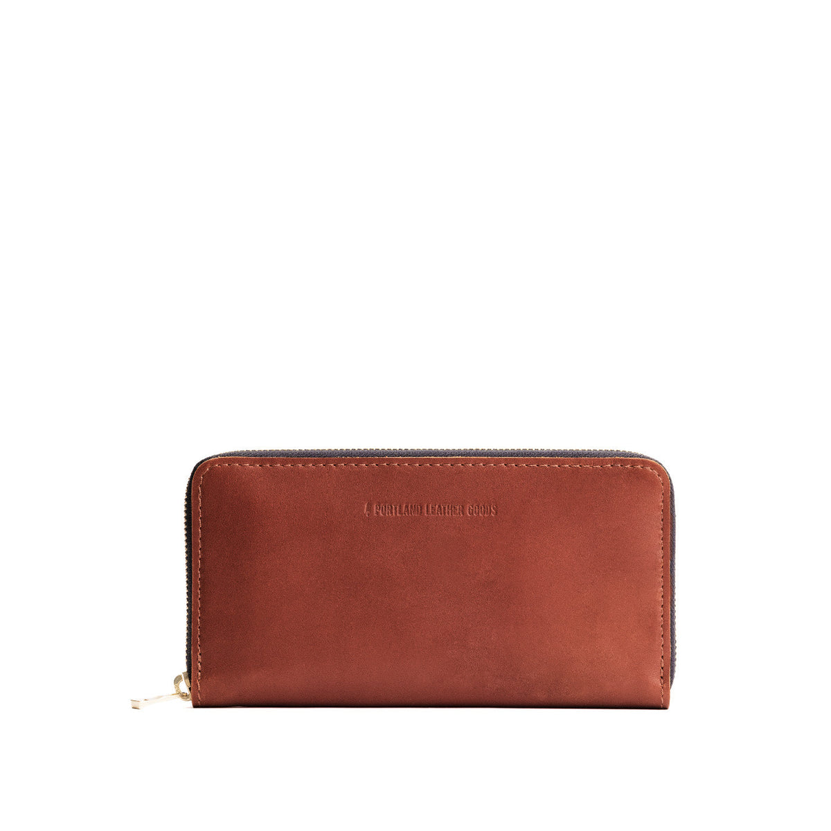Accordion Zip Wallet - Chestnut