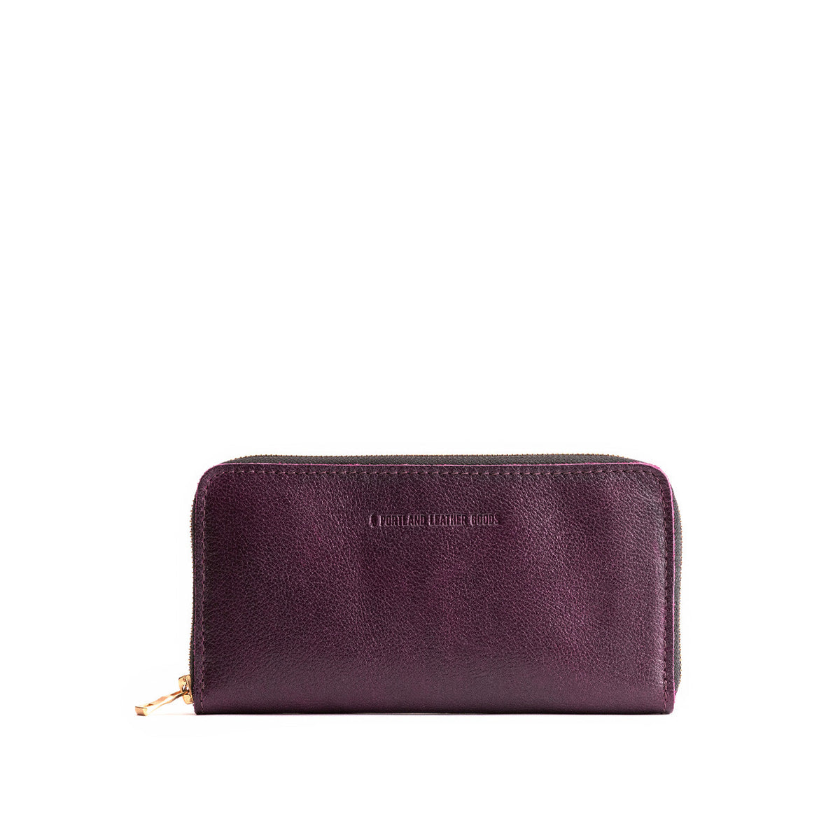 Accordion Zip Wallet - Plum