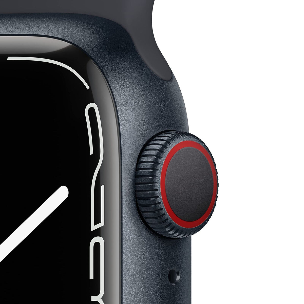Apple Watch Series 7 GPS CEL 41MM - Midnight with Midnight Sport Band - MKH73LL/A - Image 3