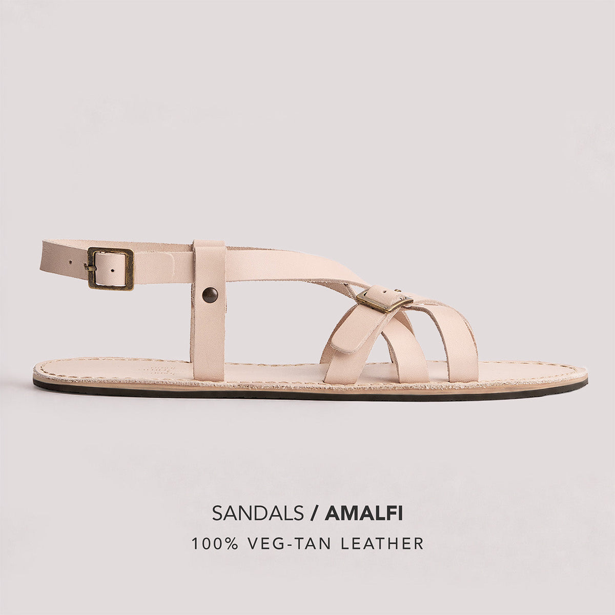 Amalfi Sandal - Crema