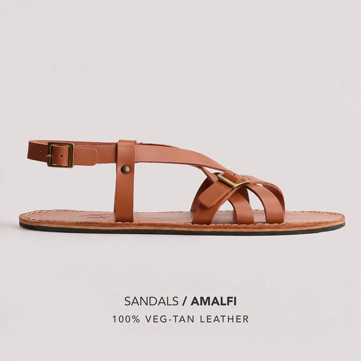 Amalfi Sandal - Miele