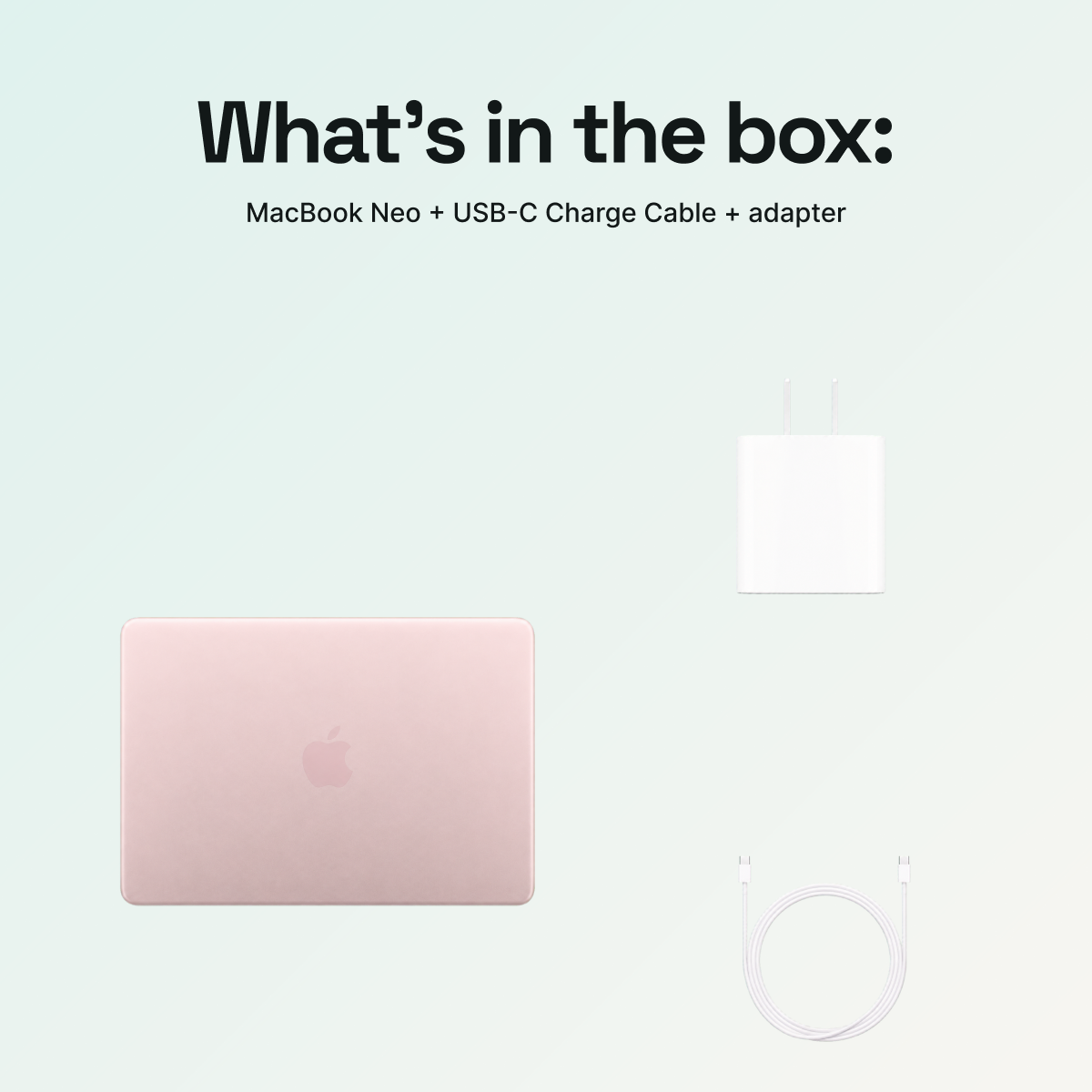 Apple MacBook Neo 13-inch 512GB 8GB RAM A18 Pro 6-Core CPU 5-Core GPU (2026) Blush - Image 5