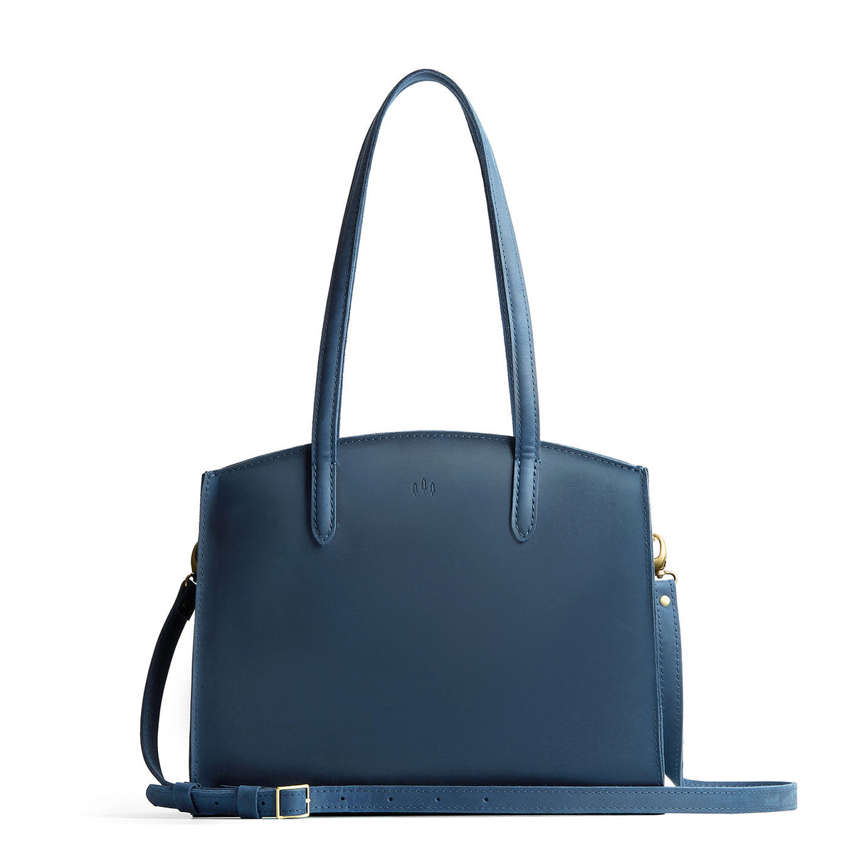 'Almost Perfect' Ashburn Crossbody Tote - Deep Water / Large