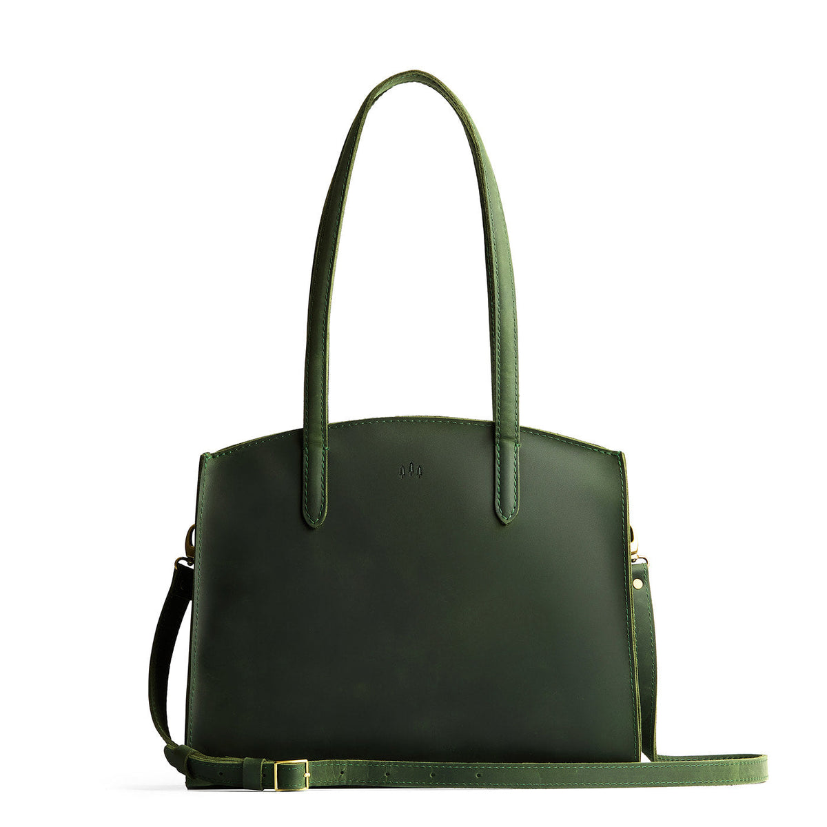 'Almost Perfect' Ashburn Crossbody Tote - Evergreen / Large