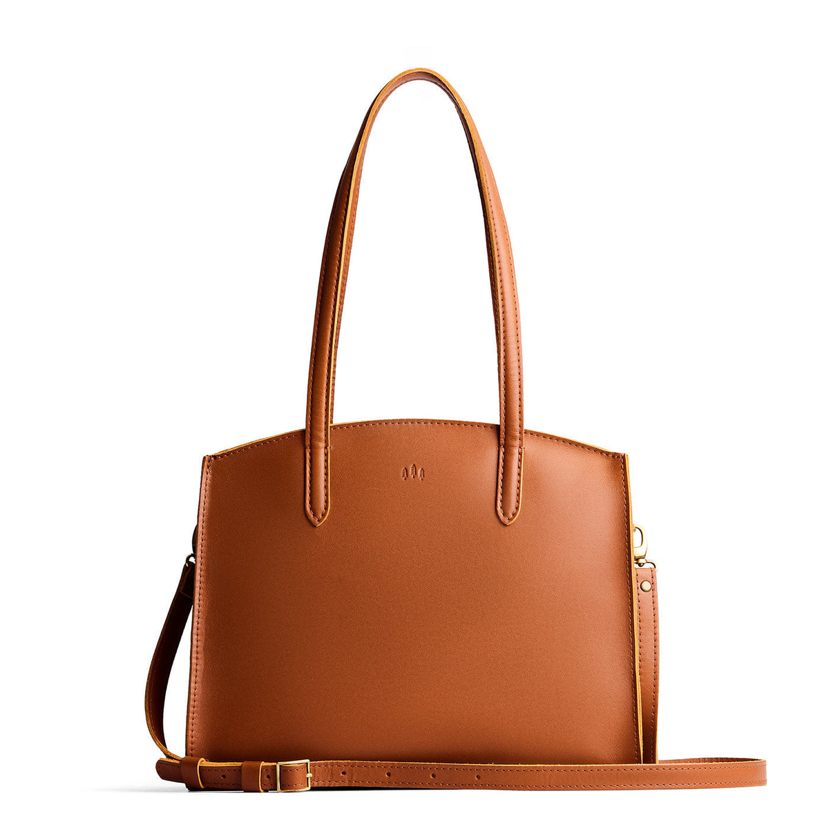 'Almost Perfect' Ashburn Crossbody Tote - Honey / Large
