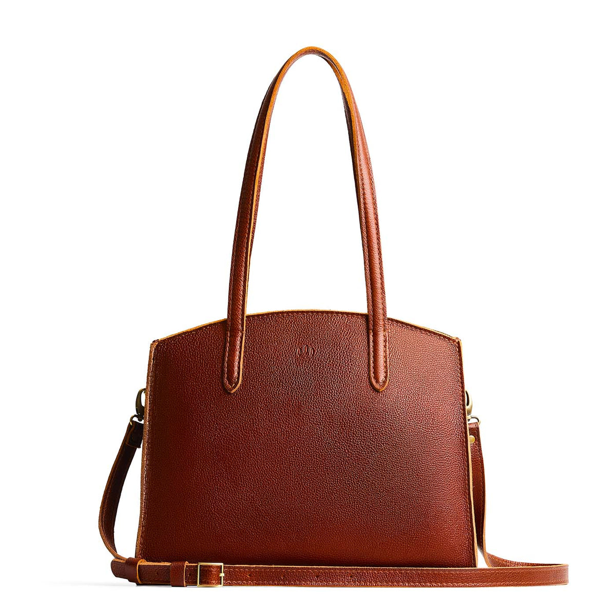 'Almost Perfect' Ashburn Crossbody Tote - Nutmeg / Large