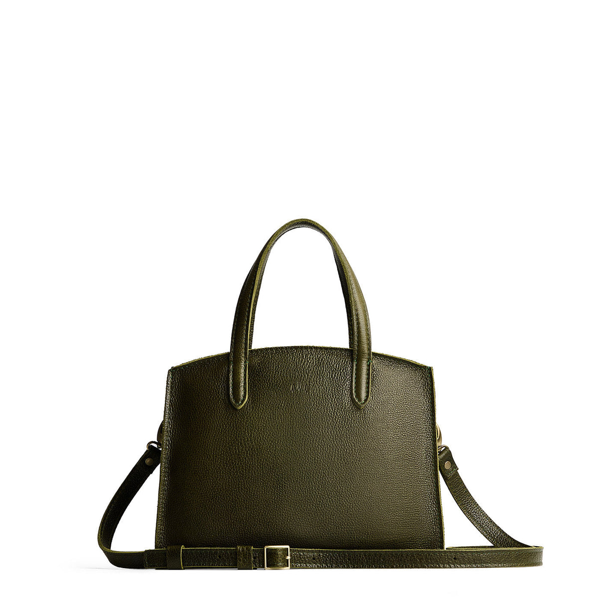 'Almost Perfect' Ashburn Crossbody Tote - Pebbled Olive / Medium
