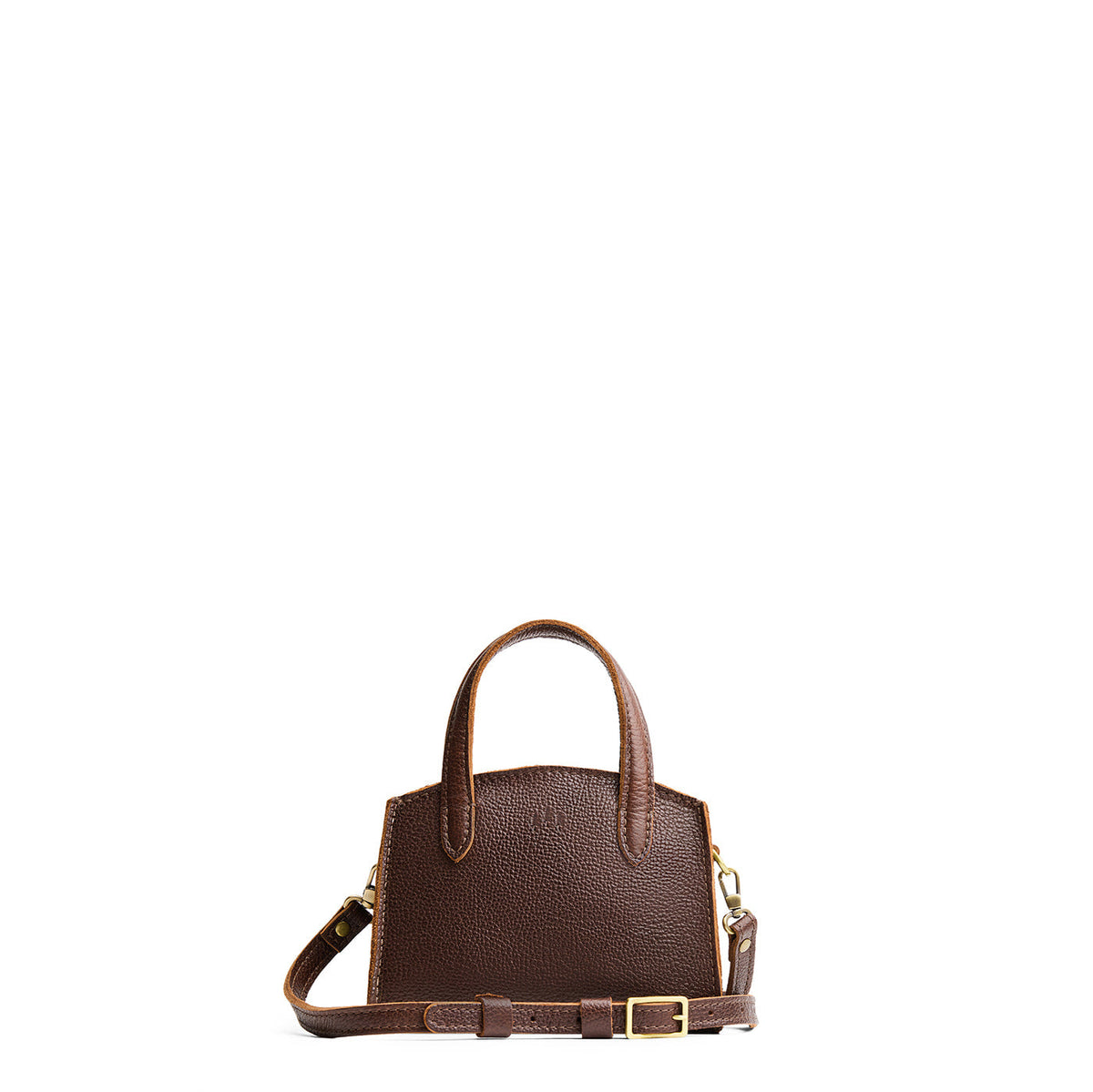 'Almost Perfect' Ashburn Crossbody Tote - Coldbrew / Mini