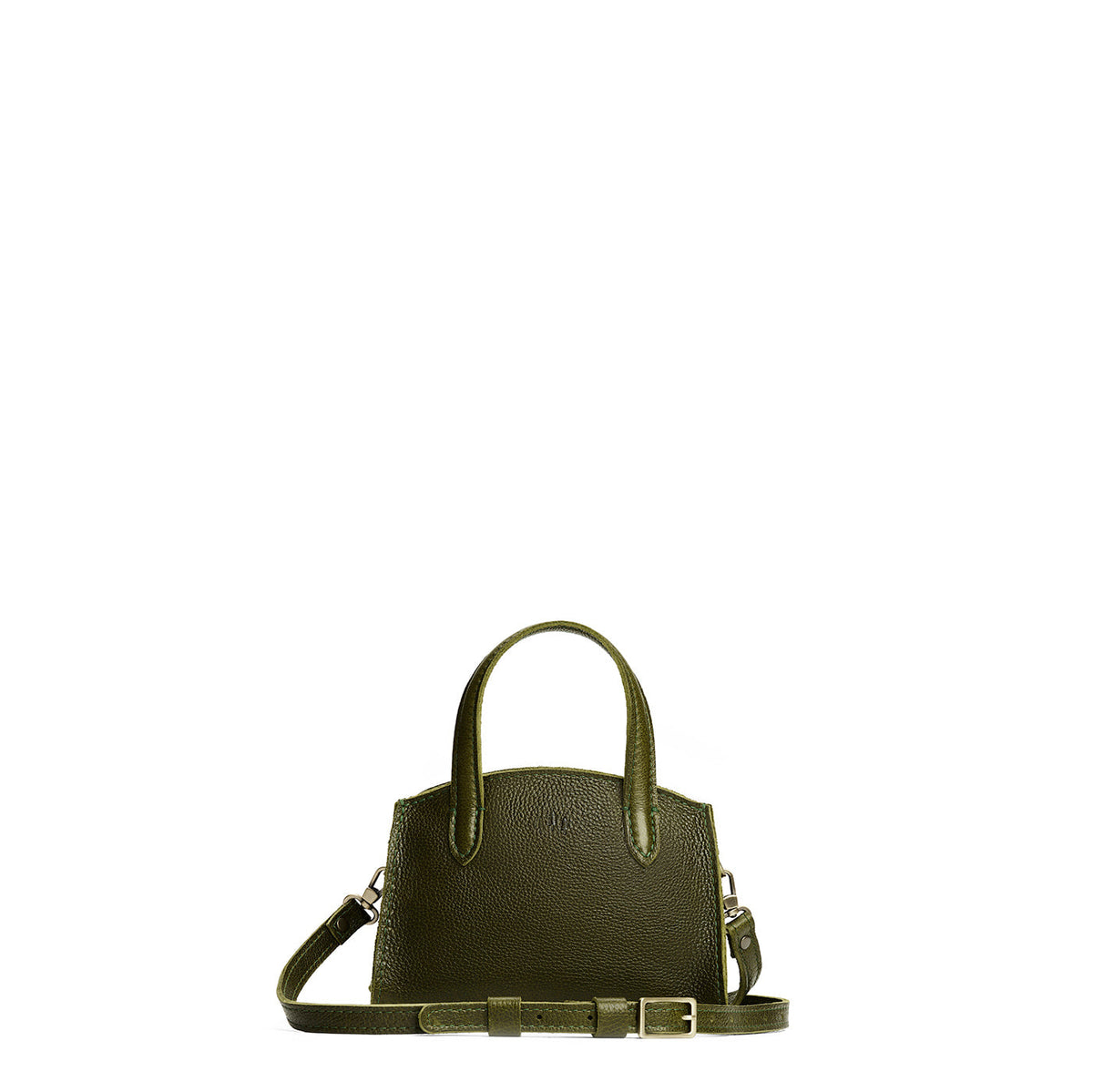 'Almost Perfect' Ashburn Crossbody Tote - Pebbled Olive / Mini