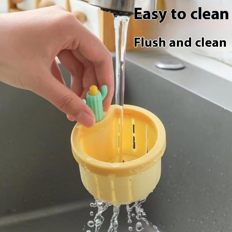 Cactus Sink Filter Basket - Yellow